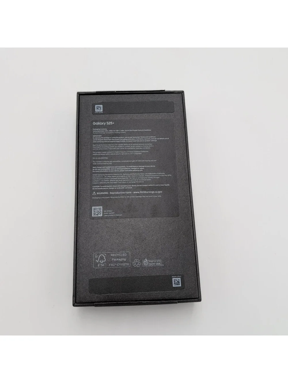 Samsung Galaxy S25+ Empty Replacement Box Only No Accessories